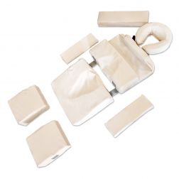 CLASSIC Lagerungspolster-Set für Schwangerenmassage - crema