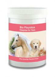 Bio Pleurotus - 100% Pilzpulver für Tiere 100 g Dose