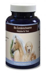 Bio Zunderschwamm - 100% Pilzpulver für Tiere 140 Kapseln